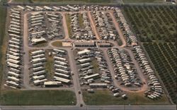 Twin Palms Mobile Home & Trailer Park Postcard