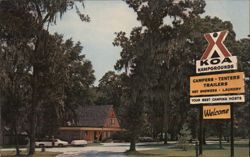 KOA Kampgrounds Welcome Postcard