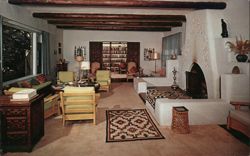 Lounge at Hacienda del Sol, A Distinctive Resort Ranch Postcard