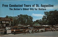 Free Conducted Tours of St. Augustine Postcard