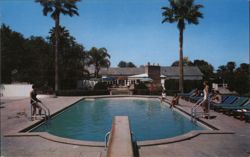 Swimming Pool, Arizona Ambassador Hotel Postcard