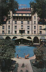 Hotel Colorado and Swimming Pool Postcard
