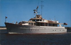 Yacht RHONDA III Postcard