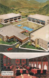 Quality Motel and Grain & Grape Restaurant Postcard
