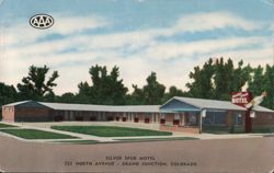 Silver Spur Motel, Grand Junction, CO Postcard