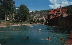 Hot Springs Pool, Glenwood Springs, Colorado Postcard