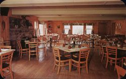 Main Dining Room at DAVEN HAVEN LODGES Postcard
