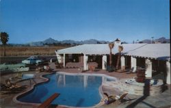 Desert Hills Motel Swimming Pool, Phoenix, AZ Postcard