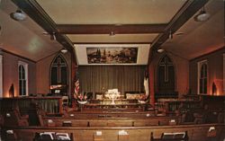 The Sanctuary, East End Methodist Church Postcard