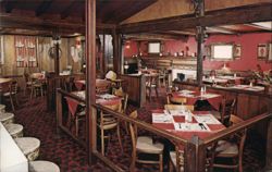 The Four Seasons Restaurant Interior, Quonochontaug, RI Postcard