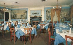 Sweet Meadows Inn and Motel Dining Room, Narragansett, RI Postcard