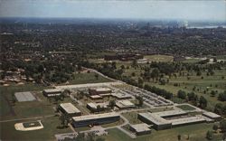 Aerial View of Rhode Island College, Mt. Pleasant Avenue Postcard
