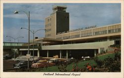 Portland International Airport Terminal Postcard