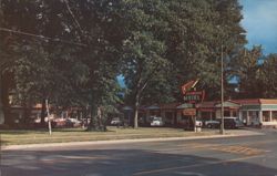 Redwood Motel Court, Grants Pass, OR Postcard