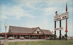 Sheraton Kings Inn, Old English Style Building, Houston Postcard