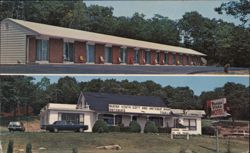 Buena Vista Motel, Gift and Antique Shop, Quonochontaug, RI Postcard