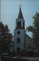 First Evangelical Lutheran Church, East Greenwich, RI Postcard