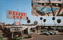 The Desert Sun Hotel Postcard
