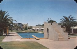 Swimming Pool, at the spacious Biltmore Hotel Postcard