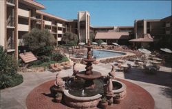 Scottsdale's Granada Royale Hometel, Courtyard and Pool Postcard