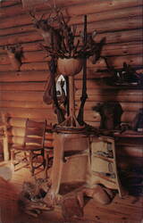 Rotating Gun Rack, Shrine of the Pines Postcard