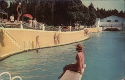 Grand Hotel, Serpentine Pool Postcard