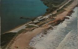 Aerial view of Stuart's famous House of Refuge Postcard