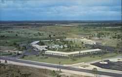 Aerial of Motel, Lehigh Acres Postcard