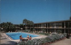 Holiday Inn Swimming Pool, Stuart, Florida Postcard