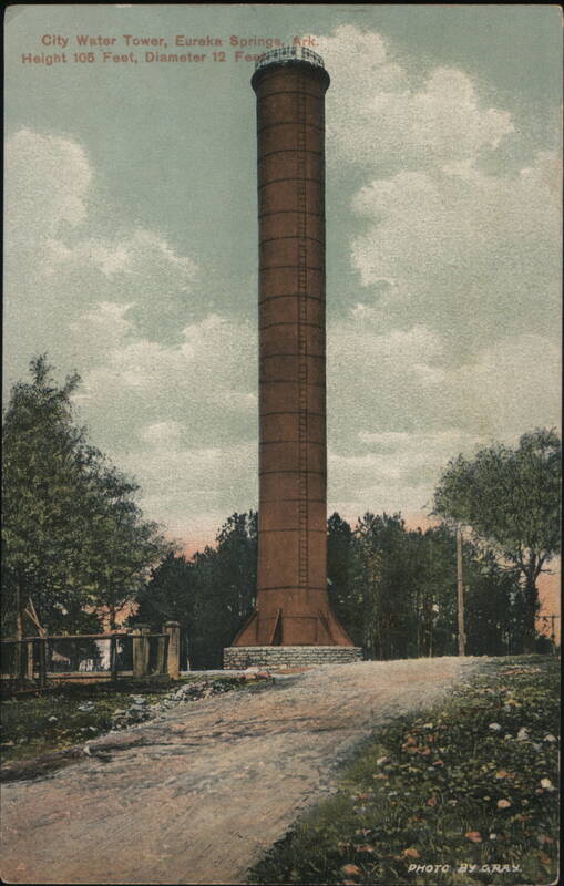 City Water Tower, Eureka Springs, AR Arkansas Gray