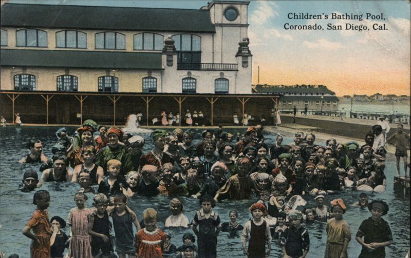 Children's Bathing Pool, Coronado, San Diego, Cal. California
