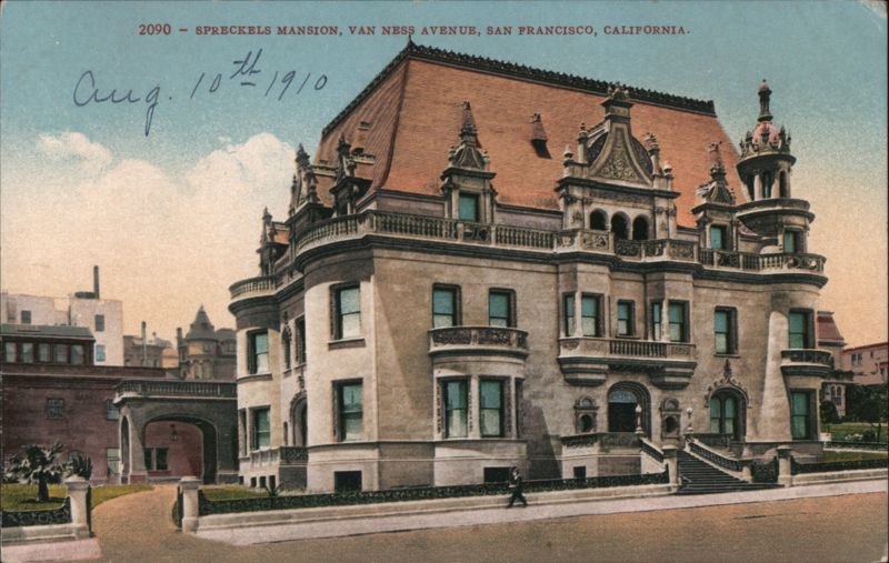 Spreckels Mansion, Van Ness Avenue San Francisco California