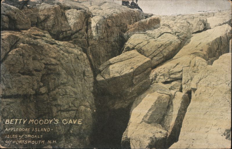 Betty Moody's Cave, Appledore Island, Isles of Shoals Portsmouth New Hampshire