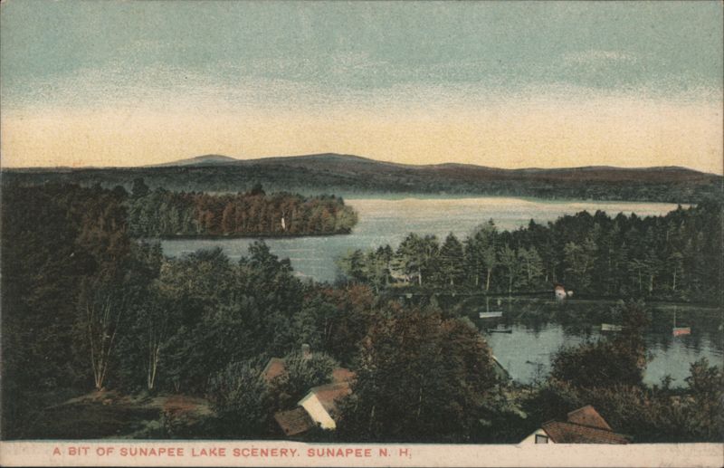 A Bit of Sunapee Lake Scenery New Hampshire