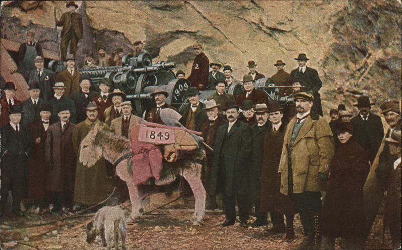 Sigafoos Rotary Tunneling Machine First Operation, 1909 Denver Colorado