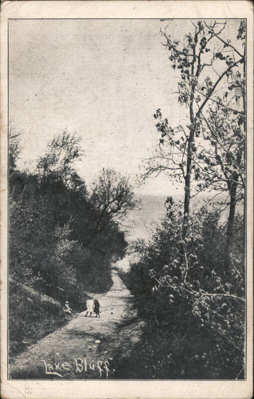 Path down Ravine to the Lake, Lake Bluff Illinois