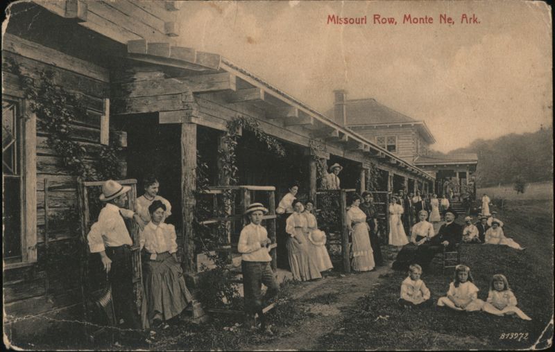 Missouri Row, Monte Ne, Ark. Arkansas