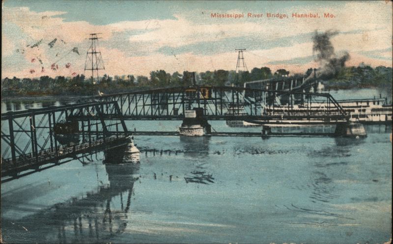 Mississippi River Bridge, Hannibal, MO Missouri