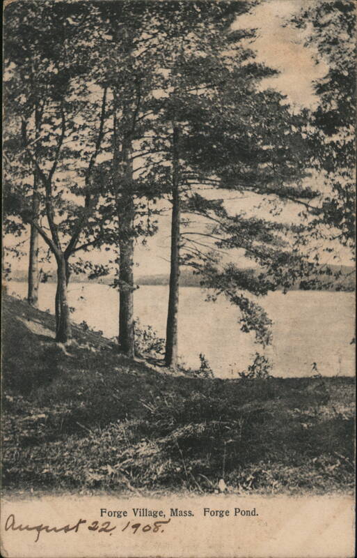 Forge Pond in Forge Village, Massachusetts