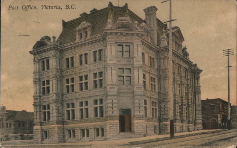 Post Office, Victoria, B.C. BC Canada British Columbia