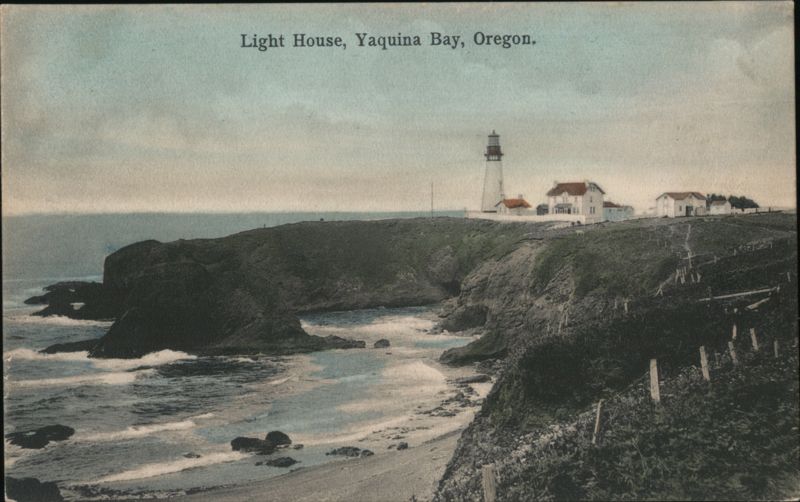 Light House, Yaquina Bay, Oregon Newport