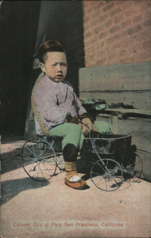 Chinese Boy at Play, San Francisco, California