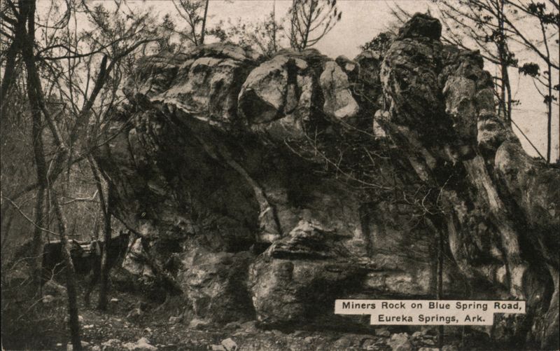 Miners Rock on Blue Spring Road, Eureka Springs, Ark. Arkansas