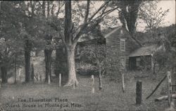 The Thornton Place, Oldest House in Montague, Mass. Postcard