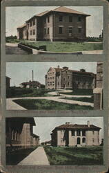 Rest Hill Cottages and Buildings, Madison, IN Postcard