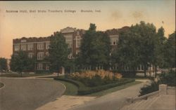 Science Hall, Ball State Teachers College, Muncie, IN Postcard