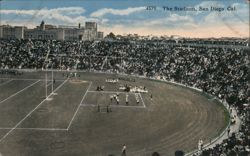 The Stadium, San Diego, Cal. Postcard