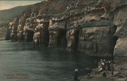 Caves at La Jolla, California Postcard