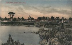 The Beach, Pacific Grove, CA Postcard