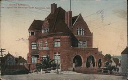 Crocker Residence, Laguna and Washington Streets Postcard